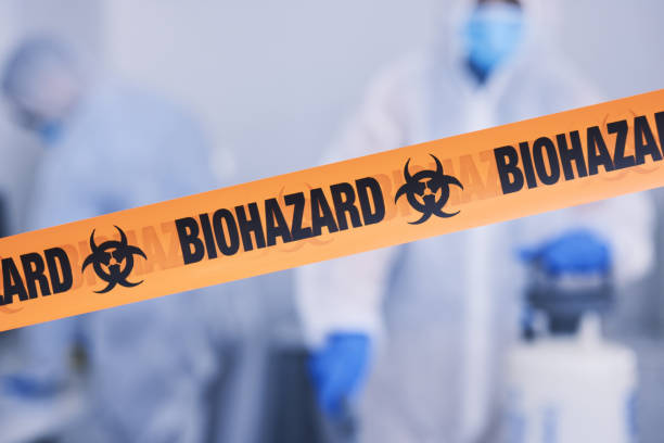Professional Blood Cleanup technician working in Englewood, FL